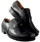 10 UK Size Men's Kajma Lace-up Black Matt Shoes (EU 44)