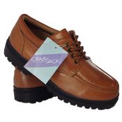 10 UK Size Men's Crazy Jack Lace-up Tan Shoes (JP 28.0)