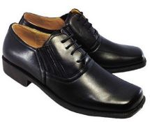 8 UK Size Men's Kajma Lace-up Black Matt Shoes (EU 42)