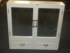 Croft Collection Apothecary Double Mirrored Cabinet (In Need of Attention) RRP £100