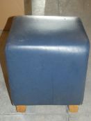 Lot to Contain 4 Blue Bar Small Pouffes Combined RRP£80