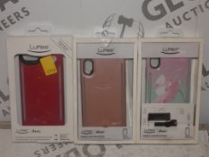 Lot to Contain 5 Boxed Assorted Lumi Duo Iphone Cases with Backlighting for a Range of Iphones