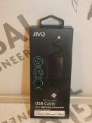 Lot to Contain 10 Jivous D Cables with Lightening Connector Combined RRP£100