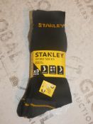 Lot to Contain 5 Pairs of 3 Pack Stanley Work Socks Combined RRP£35