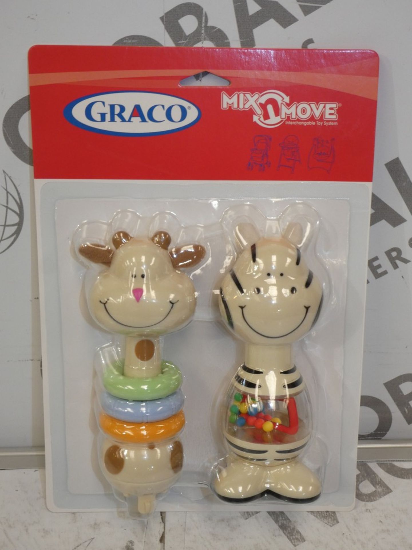 Boxed Brand New Graco Mix and Move Kids Rattle Sets RRP£9each