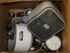 Assorted Items in a Box to Include Oval Slow Cookers, Kenwood 4 Slice Toasters, 1.5ltr Rapid Boil