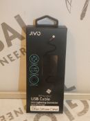 Lot to Contain 10 Jivous D Cables with Lightening Connector Combined RRP£100