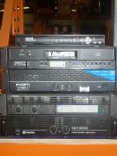 Lot to Contain Aveesa AHD200 8PRO Digital Video Recorder, 1 6 CD Player, 1 Cam Power Amplifier, 1