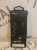 Lot to Contain 10 Jivous D Cables with Lightening Connector Combined RRP£100