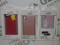 Lot to Contain 5 Boxed Assorted Lumi Duo Iphone Cases with Backlighting for a Range of Iphones