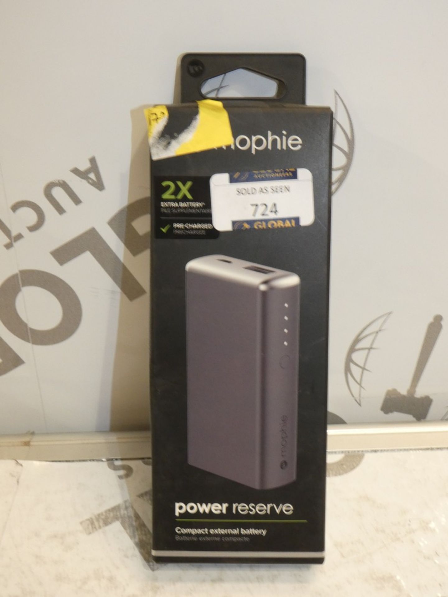 Boxed Mophie Power Reserve Compact External Battery RRP£50