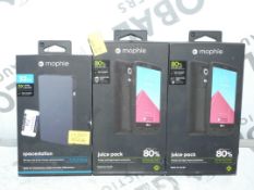 Lot to Contain 3 Boxed Morphy Items to Include a 32 GB Storage and Quick Charge External Battery,