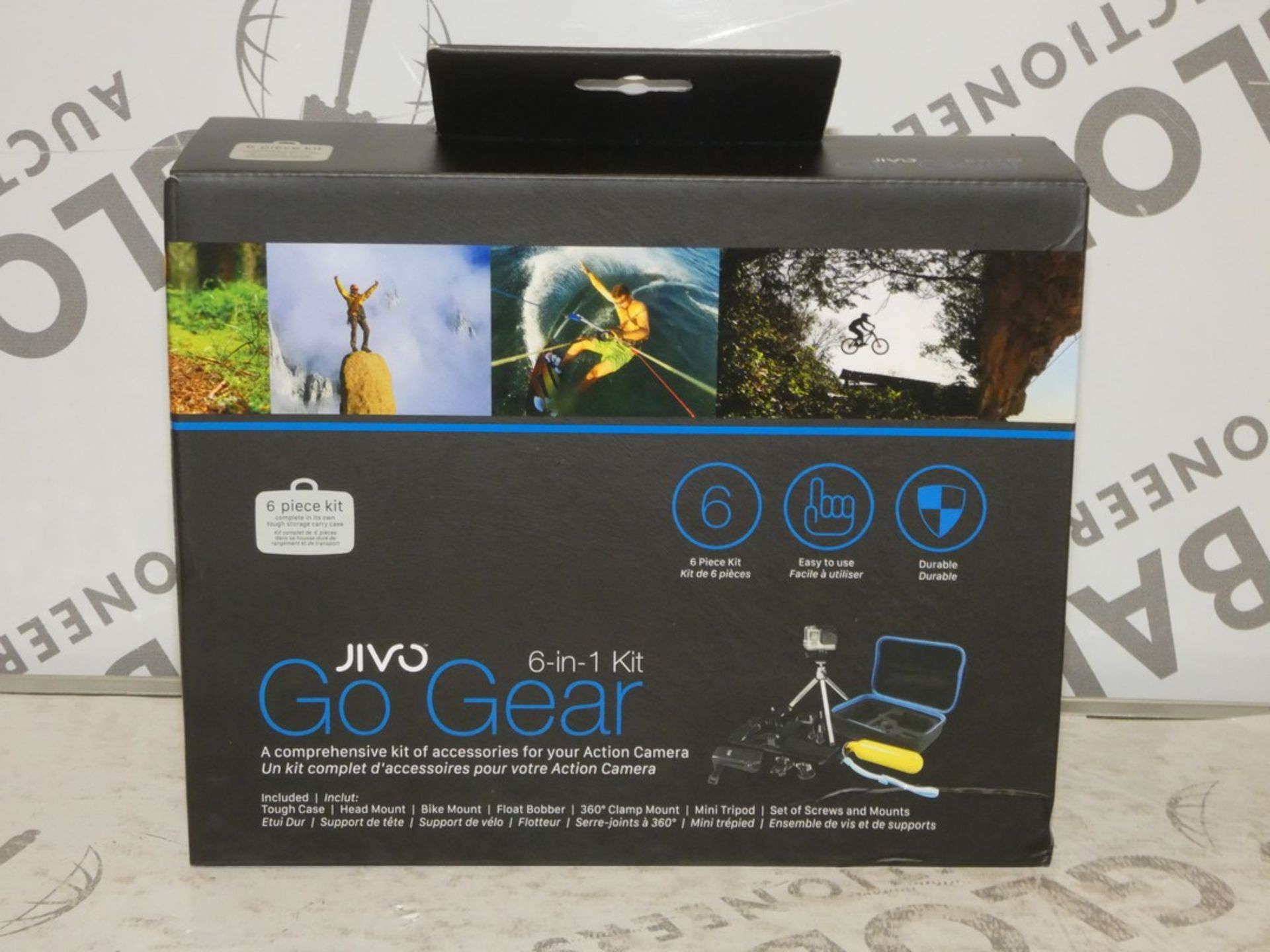 Lot to Contain 2 Boxed Brand New Jivo Go Gear 6 in 1 Accessory Kits Combined RRP £90