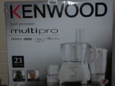 Lot to Contain 3 Kenwood Multi Pro FP691A 900w Multi Food Processors 3ltr Capacity Combined RRP£240