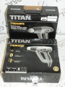 Lot to Contain 2 Titan TTB284HTG Heat Guns Combined RRP£60 (312932)