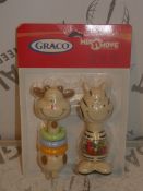 Boxed Graco Mix And Move Baby Rattle Packs With A RRP £10 Each