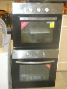 Lot to Contain 2 Stainless Steel and Black Fully Integrated Single Cavity Ovens (Viewing Or