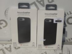Lot to Contain 2 Boxed Relaxed Leather Iphone 8 Plus Phone Cases RRP£30each
