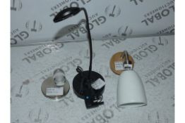 Lot to Contain 3 Assorted John Lewis Lighting Items to Include an LED Single Light, Fitcham 1