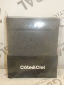 Lot to Contain 5 Brand New Cote and Ciel Fabric Pouches in Black Combined RRP £125