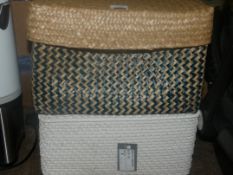 Lot to Contain 2 Assorted John Lewis and Partners Croft Collection Storage Baskets Combined RRP £