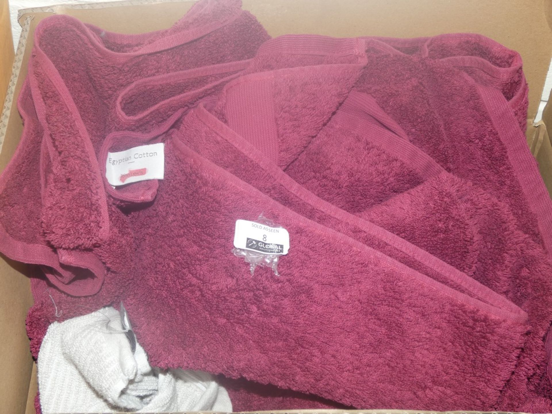 Lot to Contain 7 Assorted John Lewis and Partners Large Bath Towels, Supreme Cotton Bath Towels,