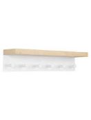 Boxed John Lewis 6 Hook Coat Rack with Shelf RRP £85 (RET00345127)(Viewing or Appraisals Highly