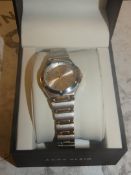 Boxed Ann Clark Silver and Gold Designer Strap Wrist Watch RRP £75 (Viewing or Appraisals Highly