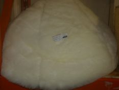John Lewis and Partners Faux Fur Bean Bag RRP £100 (1621954)(Viewing or Appraisals Highly