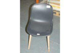 Hay Black Wooden and Light Oak Designer Dining Chair RRP£185 (782368)(Viewing or Appraisals Highly