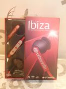 Lot to Contain 4 Boxed Pairs of Urbanista Ibiza Earphones Combined RRP £85