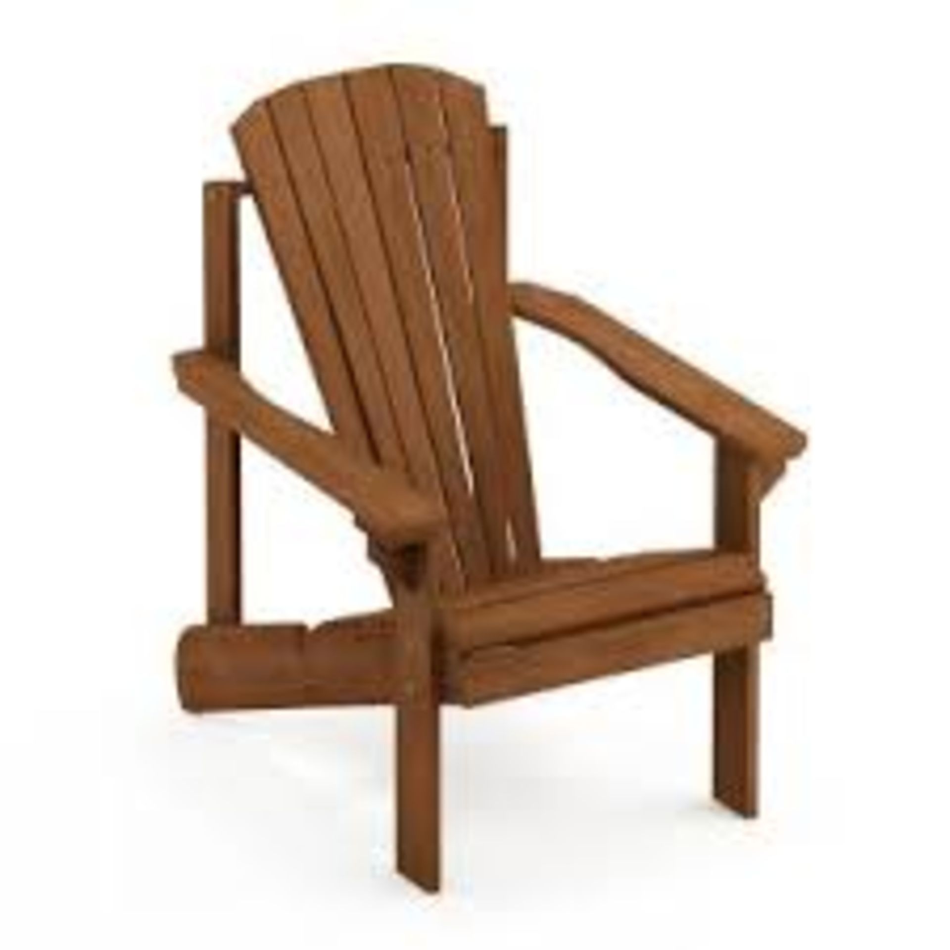 Boxed Furinno New Adirondack Solid Wooden Dining Chair RRP£130 (Viewing or Appraisals Highly