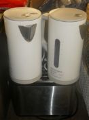 Lot to Contain 3 Assorted John Lewis and Partners Items to Include Gloss White 1.7L Rapid Boil
