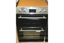 Appleson UBD090IX Stainless Steel Twin Cavity Fully Integrated Double Electric Oven (Viewing or
