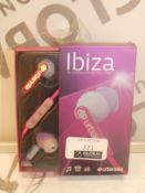 Lot to Contain 6 Boxed Pairs of Urbanista Ibiza Earphones Combined RRP £120