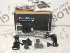 Boxed Go Pro Be a Hero 4 Silver Edition Action Camera RRP£170
