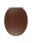 Boxed Assorted John Lewis and Partners Designer Toilet Seats to Include Bali D Shaped Solid Wooden