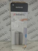 Boxed Brabantia Stainless Steel 25 Litre Touch Bin RRP £130 (1913957)(Viewing or Appraisals Highly