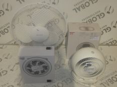 Assorted Boxed And Unboxed John Lewis And Partners Spectrum Osculating Desk Fans And Fan Heaters