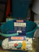 Assorted Boxed and Unboxed Leifheit Mop and Bucket Sets RRP£30each (1828427)(RET00157234)(Viewing or