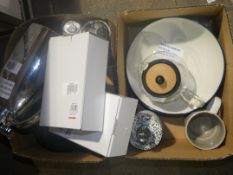 Assorted Items to Include a Set of 4 Bowls, Pump Hand Soap Dispensers, Drinking Cups, Milk Jugs,