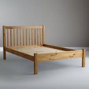 Boxed Solid Wooden Wilton 150cm King-size Bedstead In Natural Wood RRP£250 (1747485)(Viewing or