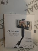Boxed Cliquefie Space Grey Selfie Sticks RRP£35