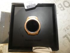 Boxed Samsung Galaxy Rose Gold Smart Watch (SM-R810) RRP£280.00