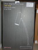 Boxed John Lewis And Partners Oliver Integrated LED Reader Light RRP£45.00 (RET00229627) (Viewing or