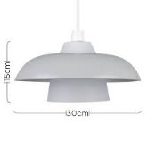 Boxed John Lewis Collection House Stockholm Metal Pendant Ceiling Lights RRP£65.00 (1553951) (