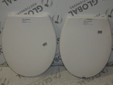 John Lewis And Partners Soft Feel White Toilet Seat RRP£25.00 (RET00098583) (RET00098582) (Viewing