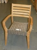 John Lewis and Partners Garden Chair RRP£160 (MP314656)(Viewing or Appraisals Highly Recommended)