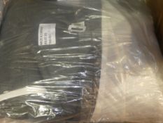 Bagged Pair Of John Lewis And Partners Charcoal Grey Designer Black Out Curtains RRP £75 (