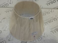 John Lewis and Partners Overtario Silk Tapered Light Shade RRP£60 (RET00131138)(Viewing or